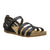 El Naturalista Zumaia (Women) - Black Sandals - Backstrap - The Heel Shoe Fitters