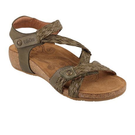 Taos Newlie Backstrap Sandal (Women) - Olive Sandals - Backstrap - The Heel Shoe Fitters