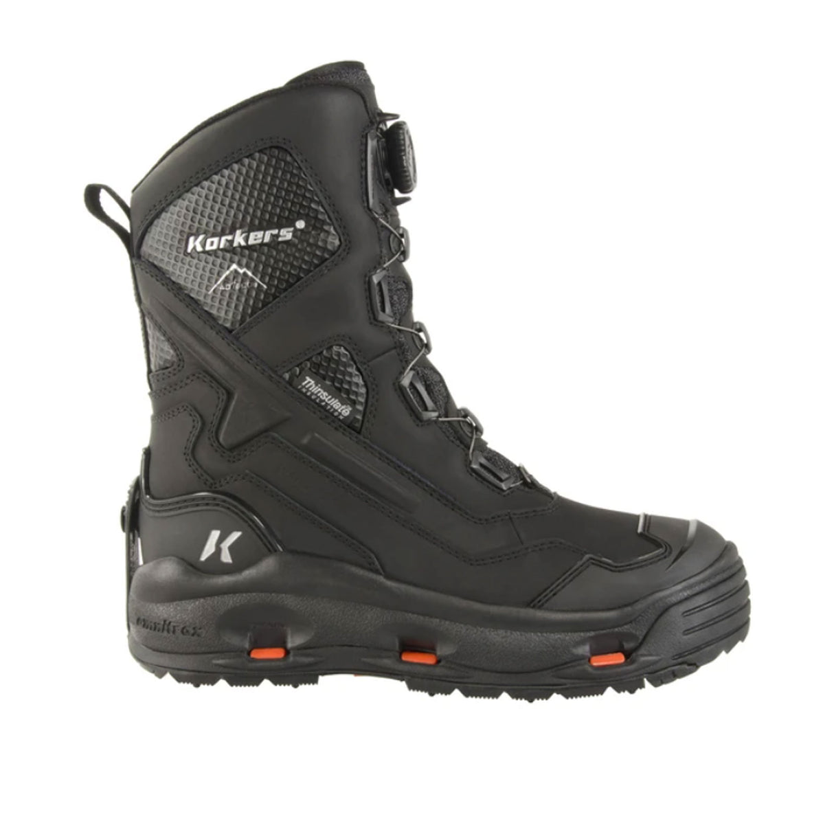 Korkers Polar Vortex 600G (Men) - Black Boots - Winter - Mid Boot - The Heel Shoe Fitters