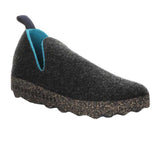 Asportuguesas City Double Tweed (Women) - Anthracite Dress-Casual - Slippers - The Heel Shoe Fitters