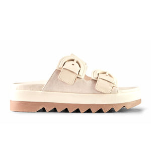 Cougar Pepa-SL Slide Sandal (Women) - Oyster Sandals - Slide - The Heel Shoe Fitters