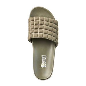 Cougar Perla (Women) - Olive Sandals - Slide - The Heel Shoe Fitters