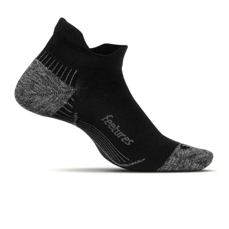 Feetures Plantar Fasciitis Relief Light Cushion No Show Tab Sock (Unisex) - Black Accessories - Socks - Performance - The Heel Shoe Fitters