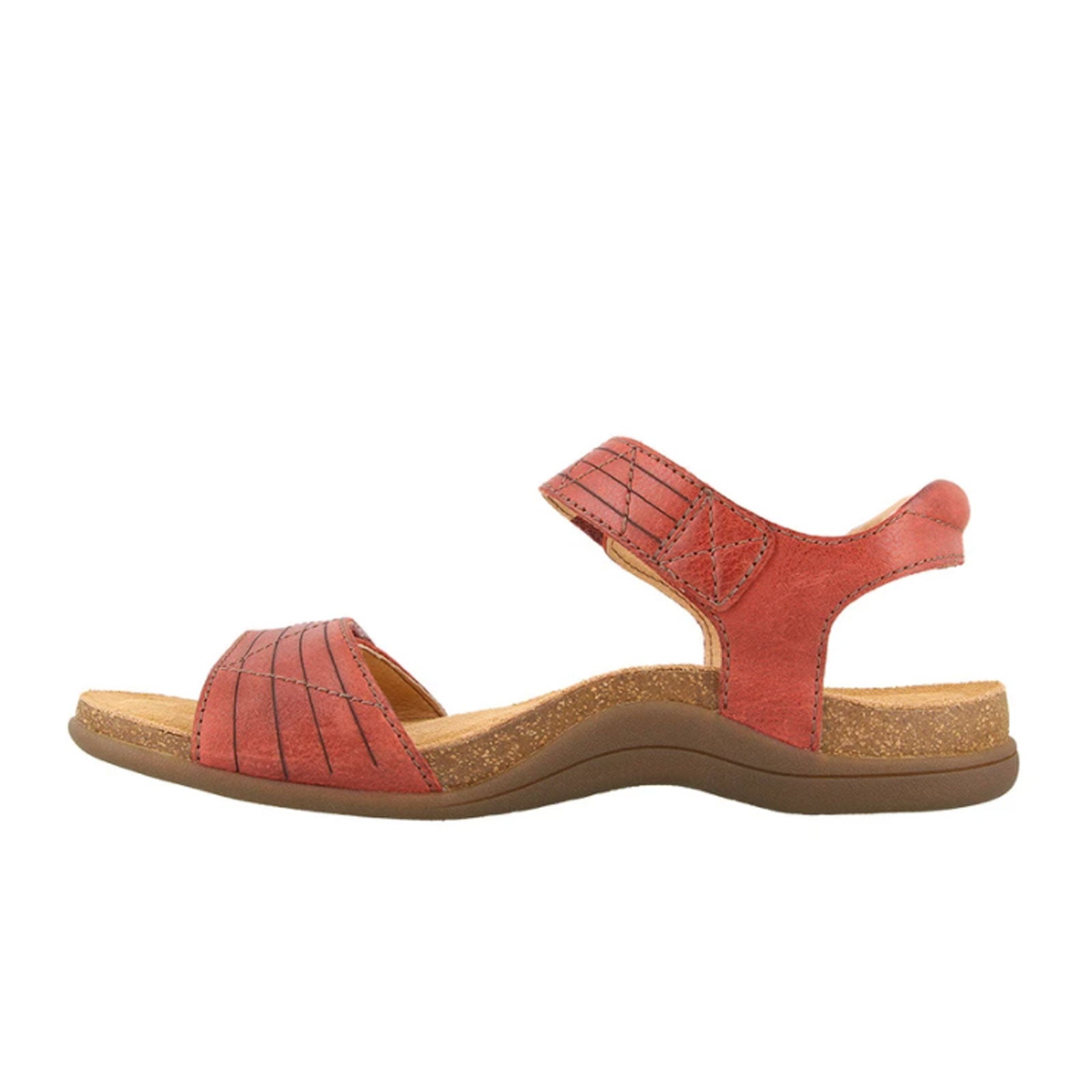 Women's red gladiator sandals Handmade in Italy | The leather craftsmen