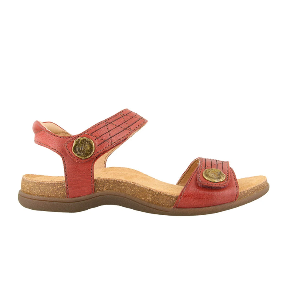 Taos Pioneer Sandal (Women) - Red Sandals - Backstrap - The Heel Shoe Fitters