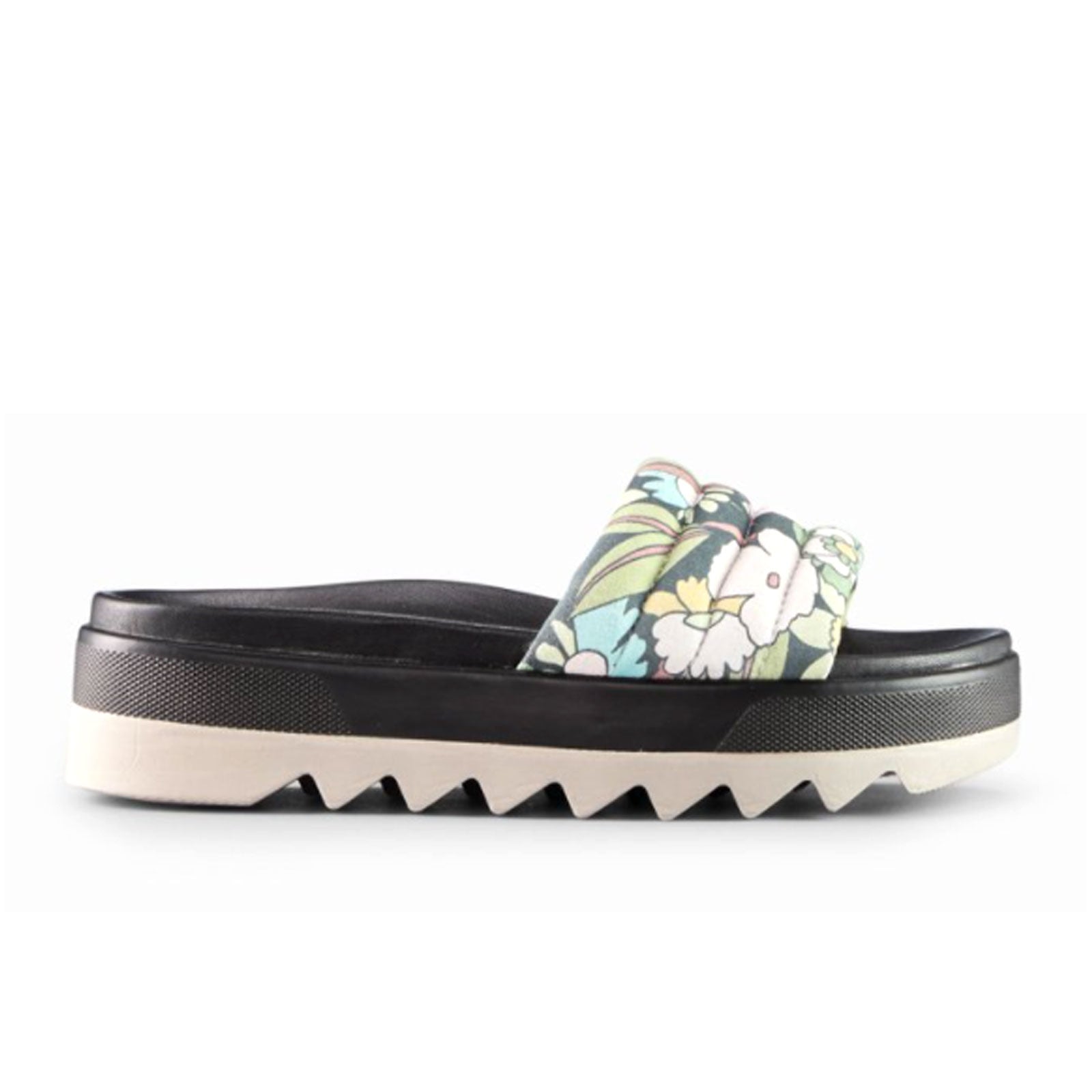 Melton White Floral Slides by I Love Billy | Shop Online at Williams