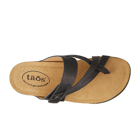 Taos Perfect Sandal (Women) - Black Sandals - Thong - The Heel Shoe Fitters