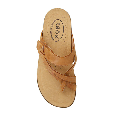 Taos Perfect Sandal (Women) - Tan Sandals - Thong - The Heel Shoe Fitters