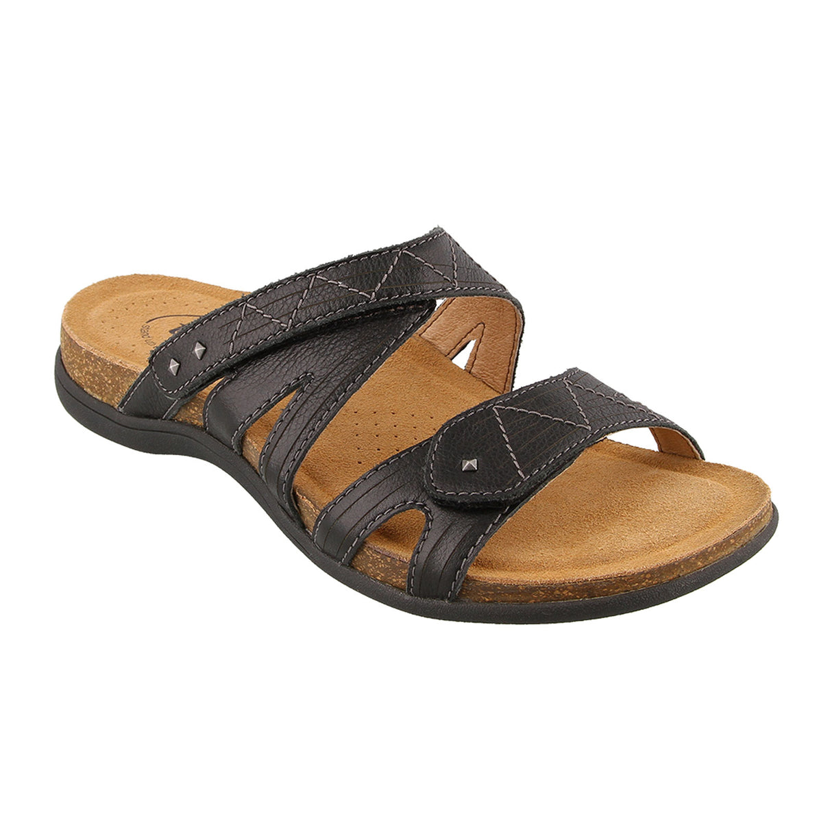 Taos Premier Slide Sandal (Women) - Black Sandals - Slide - The Heel Shoe Fitters
