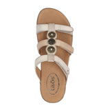 Taos Prize 4 Slide Sandal (Women) - Stone Multi Sandals - Slide - The Heel Shoe Fitters