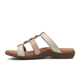 Taos Prize 4 Slide Sandal (Women) - Stone Multi Sandals - Slide - The Heel Shoe Fitters