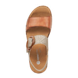 Remonte Jocelyn R6853-90 Backstrap Sandal (Women) - Noccia/Lehm-Metallic Sandals - Backstrap - The Heel Shoe Fitters