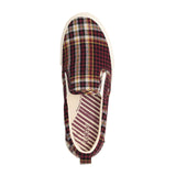 Taos Rubber Soul Slip On Sneaker (Women) - Burgundy Plaid Dress-Casual - Slip Ons - The Heel Shoe Fitters