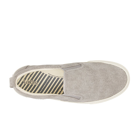 Taos Rubber Soul Slip On Sneaker (Women) - Grey Wash Canvas Dress-Casual - Slip Ons - The Heel Shoe Fitters