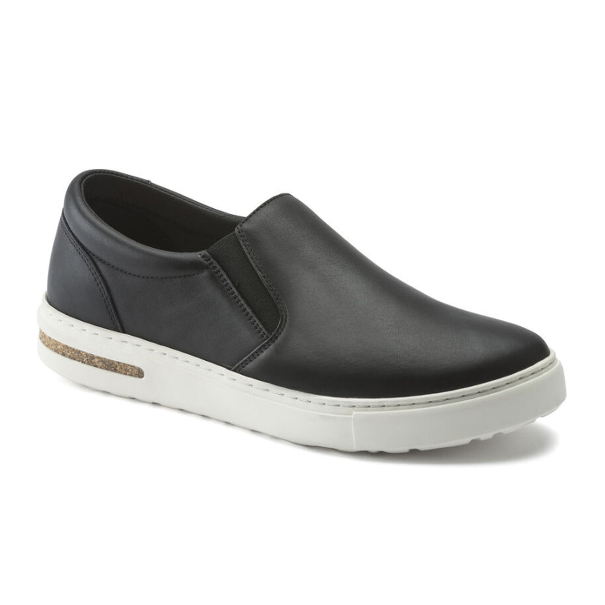 Birkenstock Oswego Slip On Sneaker (Men) - Black Leather Athletic - Casual - Slip On - The Heel Shoe Fitters