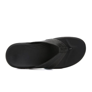 Strole Bliss (Women) - Black Sandals - Thong - The Heel Shoe Fitters