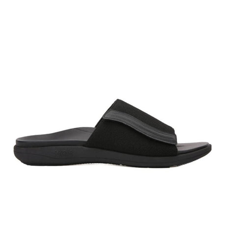 Strole Relax Slide Sandal (Men) - Black 2 Sandals - Slide - The Heel Shoe Fitters