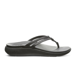 Strole Horizon Thong Sandal (Women) - Black 2 Sandal - Thong - The Heel Shoe Fitters