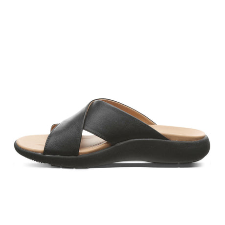 Strole Delta Slide Sandal (Women) - Black 2 Sandals - Slide - The Heel Shoe Fitters