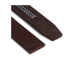 SlideBelts Premium Top Grain Leather Belt Strap - Brown Accessories - Belts - The Heel Shoe Fitters