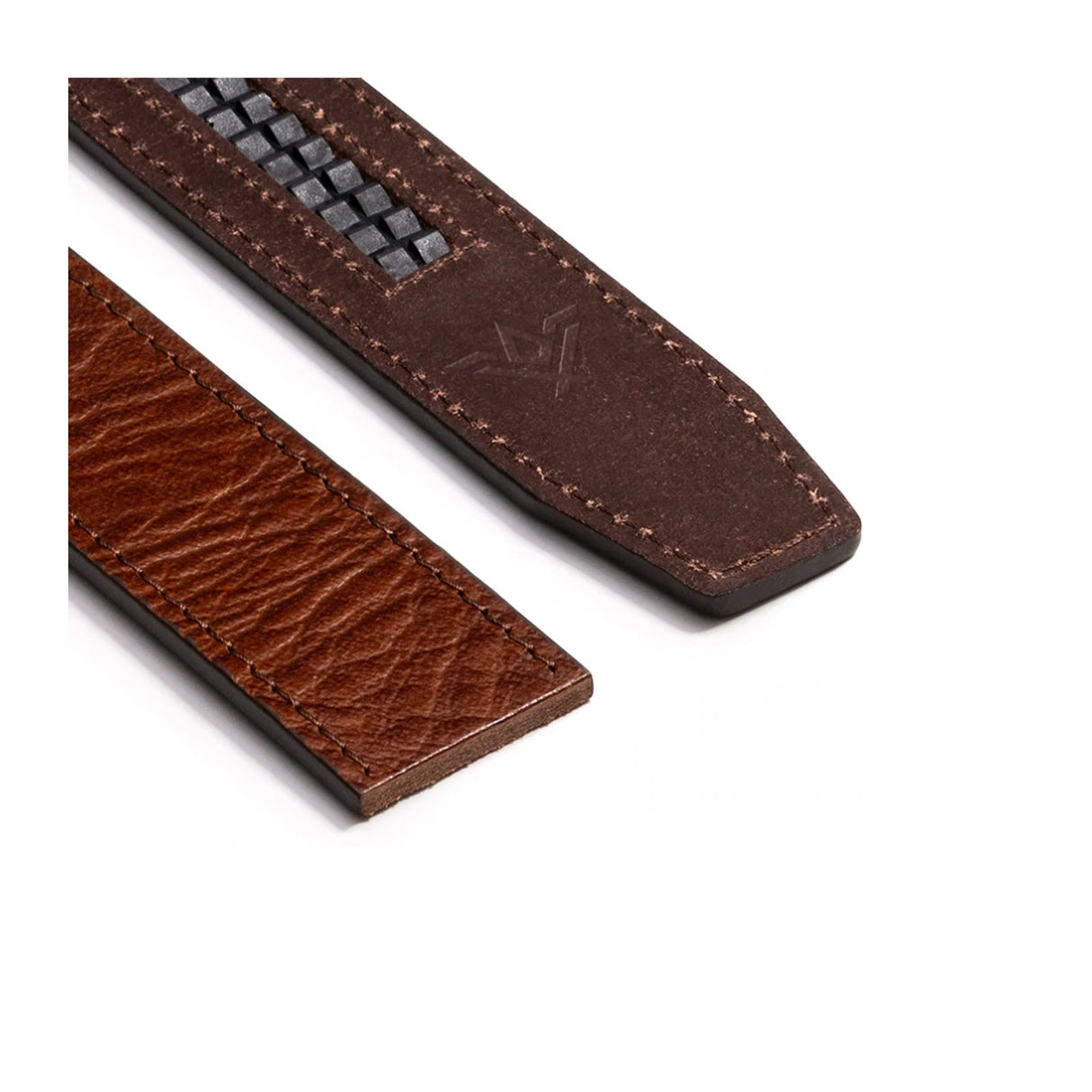 SlideBelts Premium Top Grain Leather Belt Strap - Walnut Accessories - Belts - Leather - The Heel Shoe Fitters