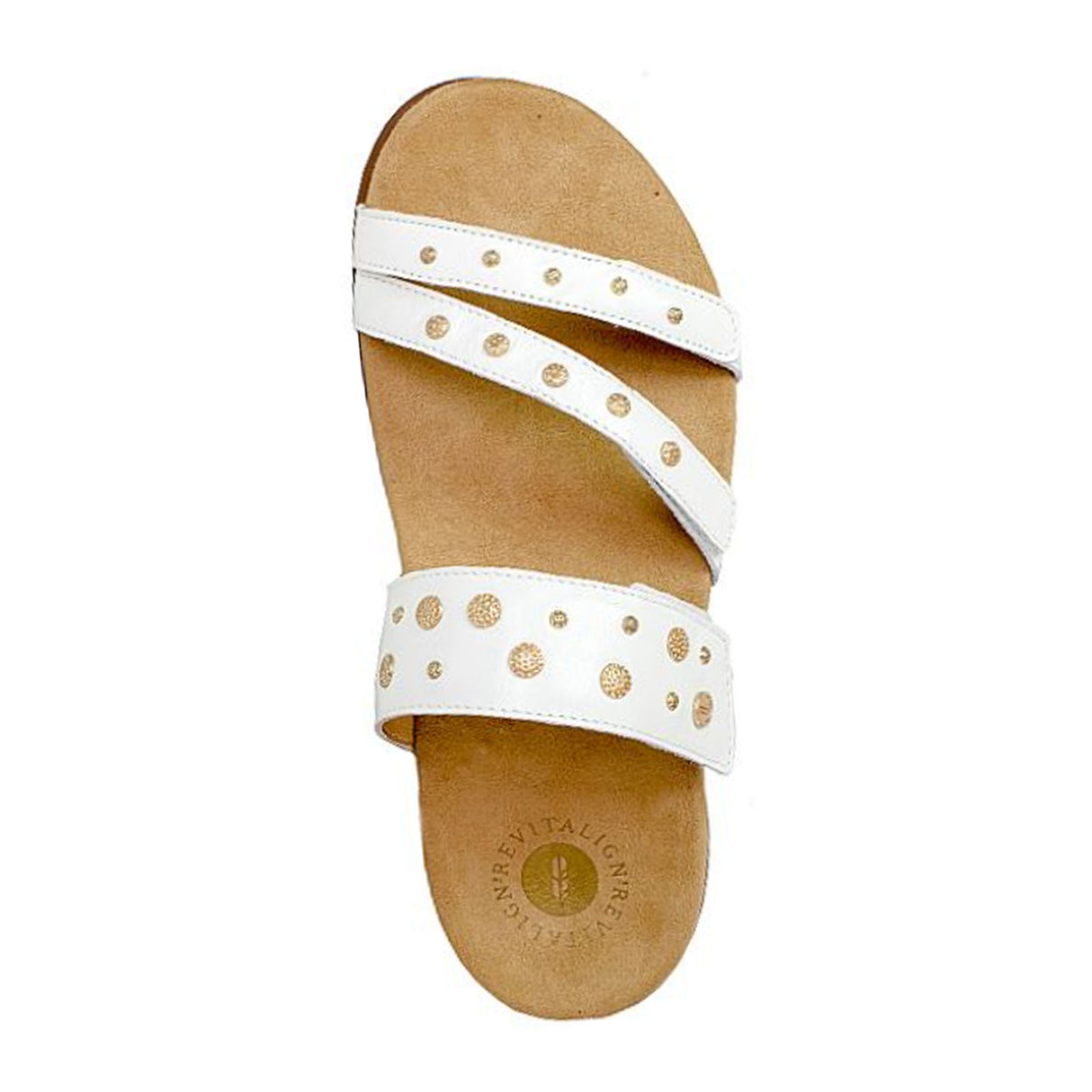 Revitalign Playa Slide (Women) - White Sandals - Slide - The Heel Shoe Fitters