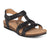 Aetrex Reese Backstrap Sandal (Women) - Black Sandals - Backstrap - The Heel Shoe Fitters