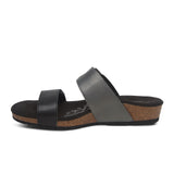 Aetrex Daisy Sandal (Women) - Black Sandals - Slide - The Heel Shoe Fitters