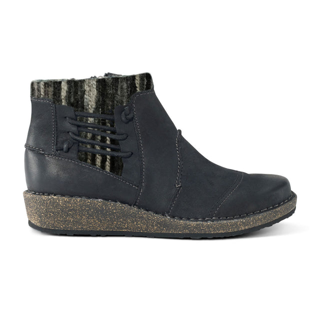 Aetrex Tessa Sweater Ankle Boot (Women) - Black Boots - Fashion - Ankle Boot - The Heel Shoe Fitters