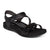 Aetrex Jess Backstrap Sandal (Women) - Black Sandals - Backstrap - The Heel Shoe Fitters