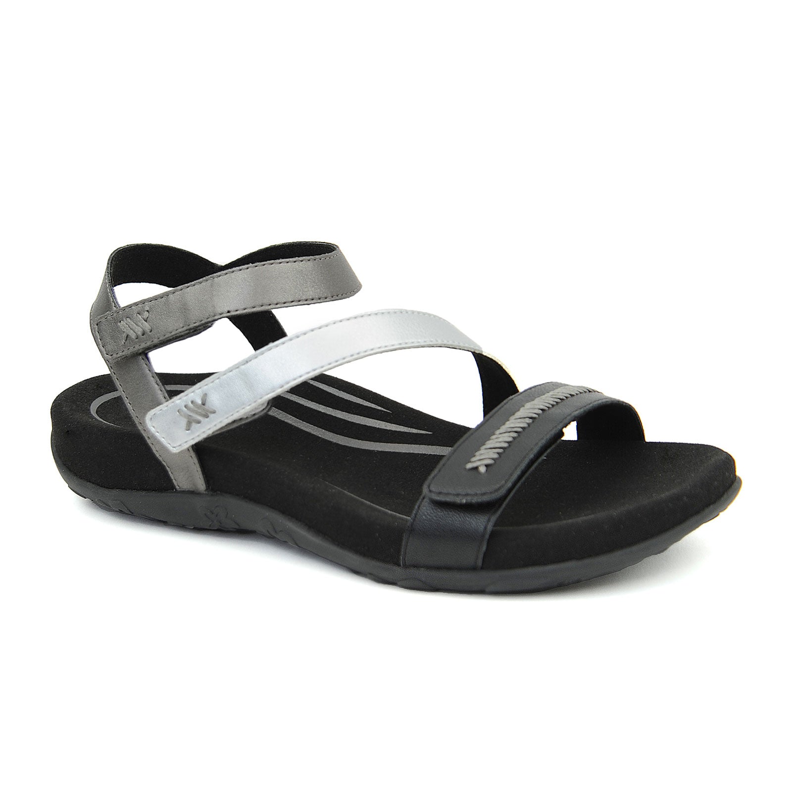 Aetrex on sale black sandals