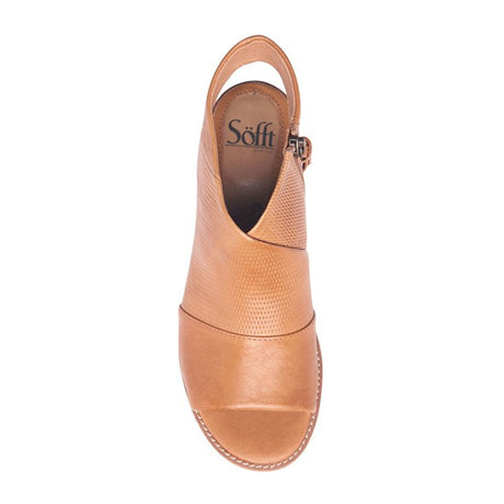 Sofft Natalia Sling Sandal (Women) - Luggage Sandals - Heel/Wedge - The Heel Shoe Fitters