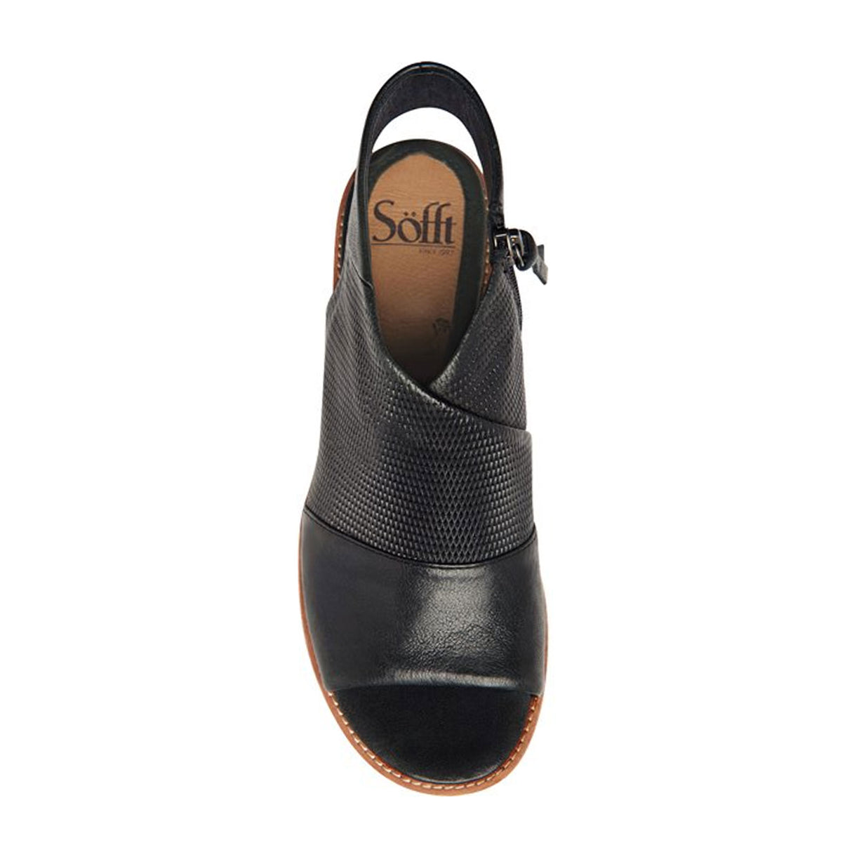 Sofft Natalia Sling Sandal (Women) - Black Sandals - Heel/Wedge - The Heel Shoe Fitters