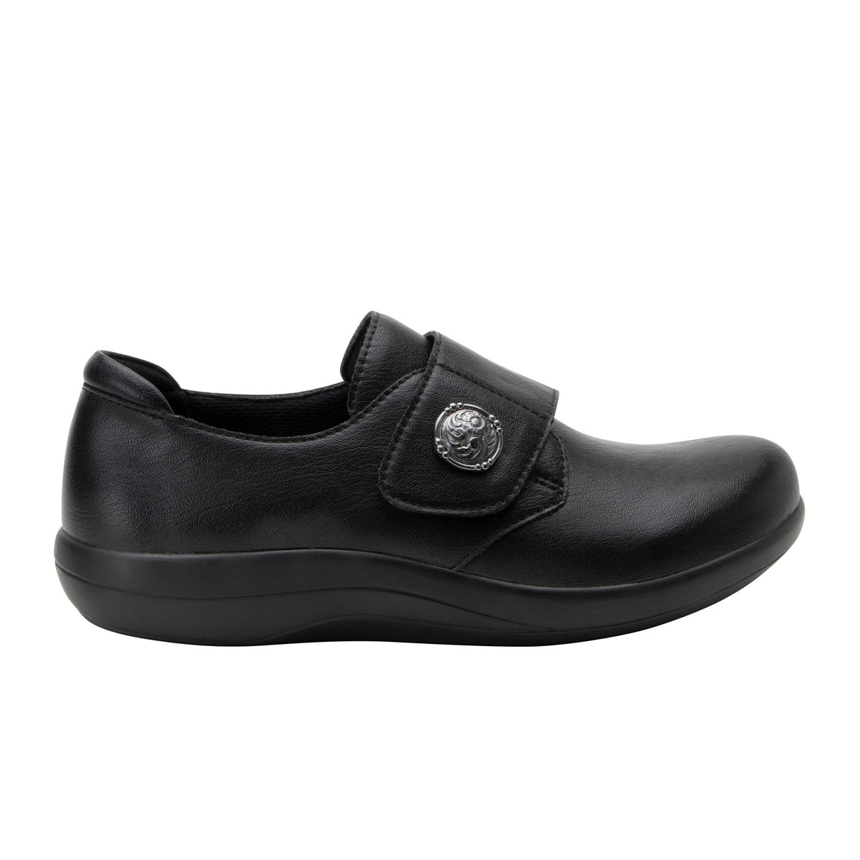 Alegria Spright Slip On (Women) - Black Smooth Dress-Casual - Slip Ons - The Heel Shoe Fitters