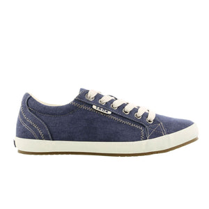 Taos Star Sneaker (Women) - Blue Wash Canvas Dress-Casual - Sneakers - The Heel Shoe Fitters