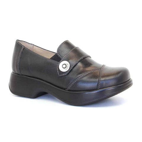 Dromedaris Stella Slip On (Women) - Black Dress-Casual - Slip Ons - The Heel Shoe Fitters