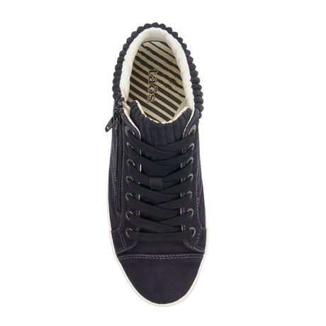 Taos Startup Mid Top Sneaker (Women) - Black Distressed Dress-Casual - Sneakers - The Heel Shoe Fitters