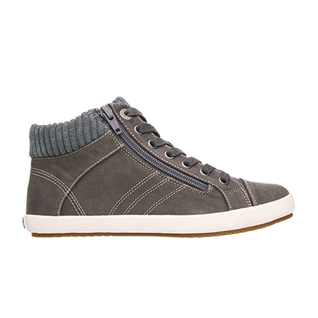 Taos Startup Mid Top Sneaker (Women) - Graphite Distressed Dress-Casual - Sneakers - The Heel Shoe Fitters