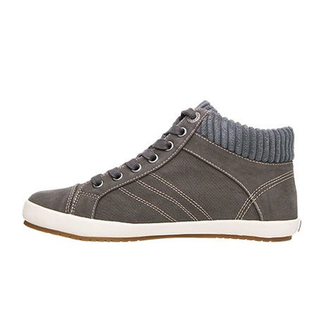 Taos Startup Mid Top Sneaker (Women) - Graphite Distressed Dress-Casual - Sneakers - The Heel Shoe Fitters