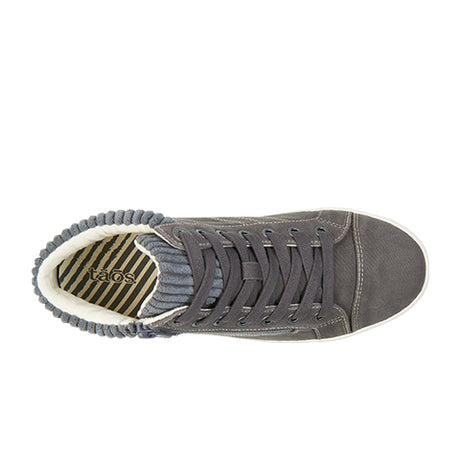 Taos Startup Mid Top Sneaker (Women) - Graphite Distressed Dress-Casual - Sneakers - The Heel Shoe Fitters