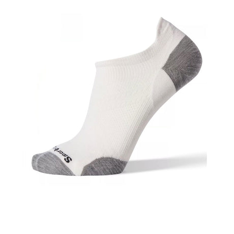 Smartwool Run Zero Cushion Low Ankle Sock (Men) - White Accessories - Socks - Performance - The Heel Shoe Fitters