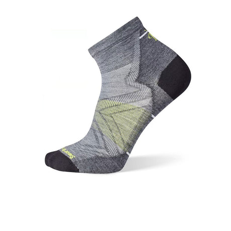 Smartwool Run Zero Cushion Ankle Sock (Men) - Medium Grey Accessories - Socks - Performance - The Heel Shoe Fitters