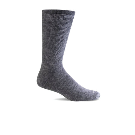 Sockwell Extra Easy Crew Sock (Men) - Charcoal Accessories - Socks - Lifestyle - The Heel Shoe Fitters