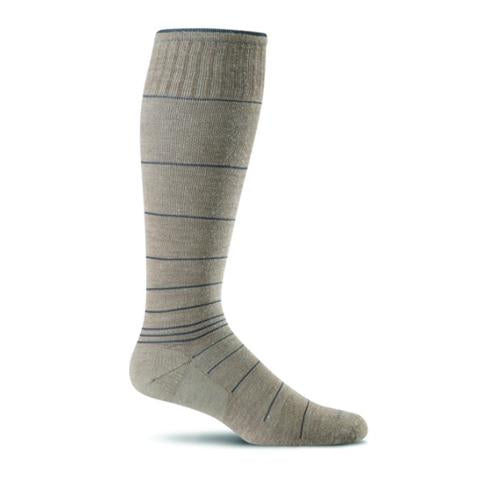 Sockwell Circulator Over The Calf Compression Sock (Men) - Khaki Accessories - Socks - Compression - The Heel Shoe Fitters