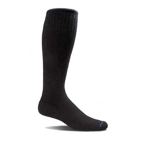 Sockwell Circulator Over the Calf Compression Sock (Men) - Black Solid Accessories - Socks - Compression - The Heel Shoe Fitters