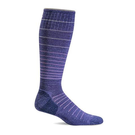 Sockwell Circulator Over the Calf Compression Sock (Women) - Hyacinth Accessories - Socks - Compression - The Heel Shoe Fitters