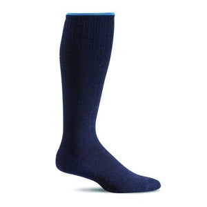 Sockwell Circulator (Women) - Navy Solid Socks - Comp - Over the Calf - The Heel Shoe Fitters