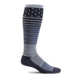 Sockwell Twister Over the Calf Compression Sock (Women) - Navy Accessories - Socks - Compression - The Heel Shoe Fitters
