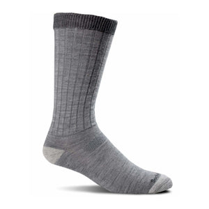Sockwell Easy Does It Crew Sock (Men) - Grey Socks - Comp - Crew - The Heel Shoe Fitters