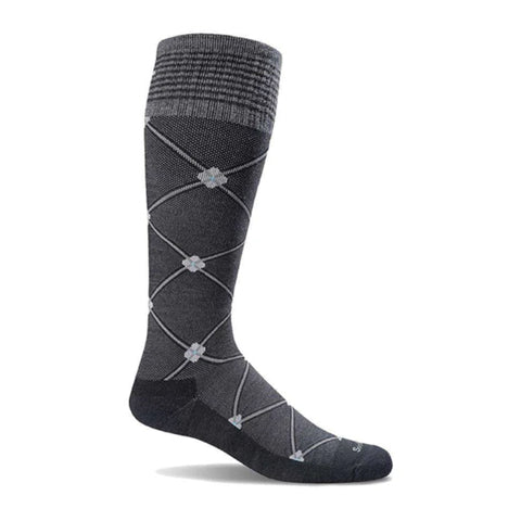 Sockwell Elevation Over the Calf Compression Sock (Women) - Black Multi Accessories - Socks - Compression - The Heel Shoe Fitters